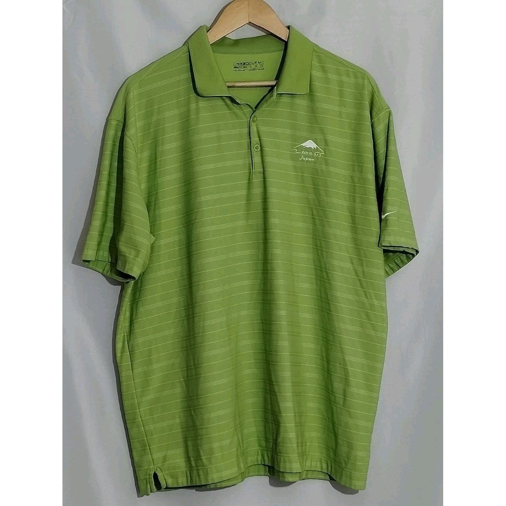 Nike Performance Golf Polo Shirt FitDri Men's XL Camp Zama Golf CZGC Japan Rare - Picture 2 of 10